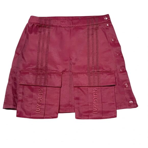 Adidas x Ivy Park Maroon Skirt Size Small NWT - Picture 2 of 12